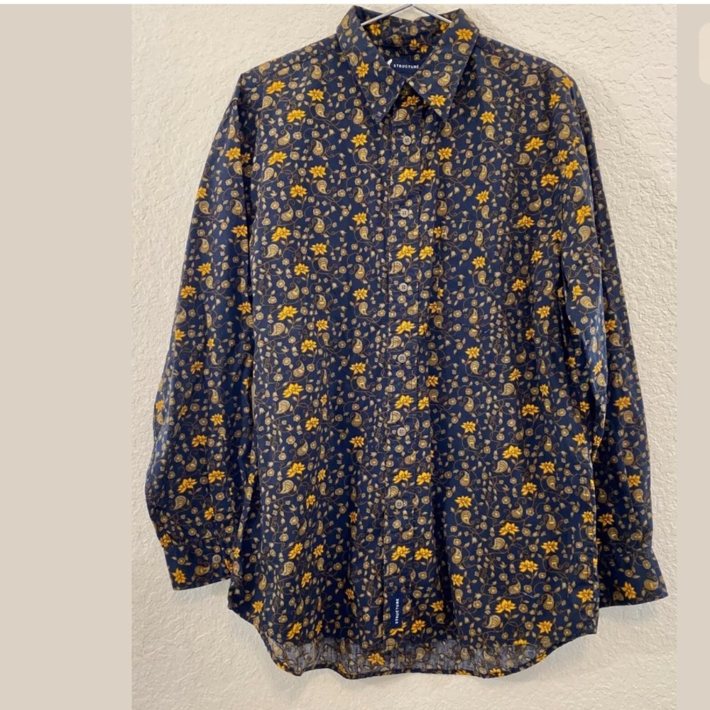 Structure L men's New long sleeve shirt